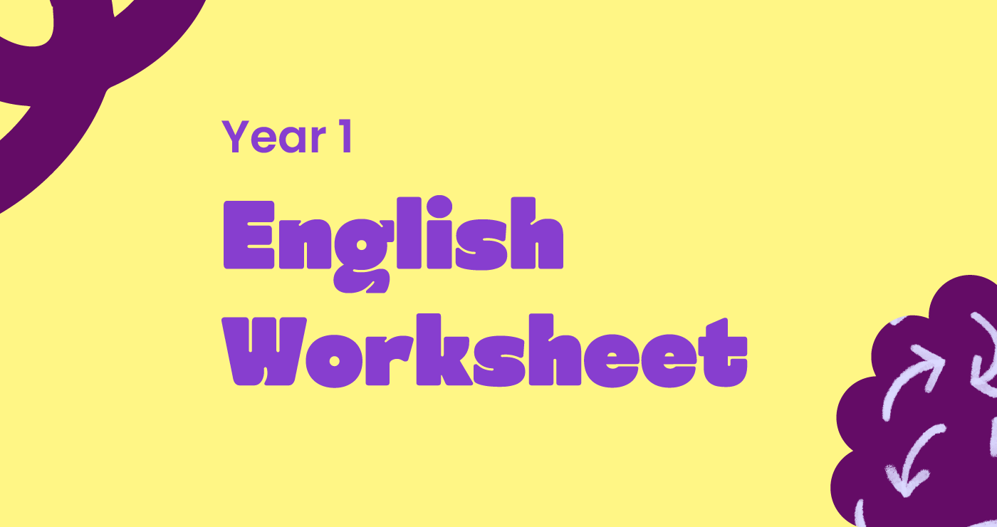 English Worksheets For Year 1 Kami