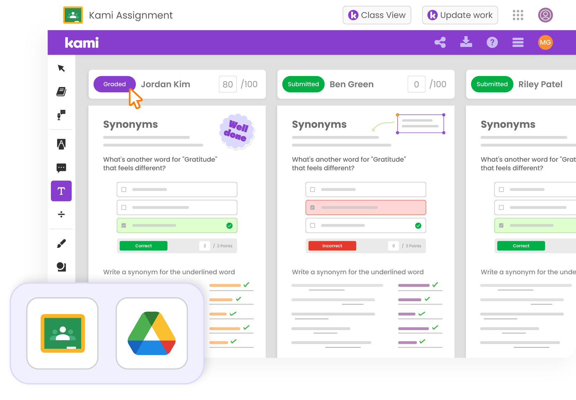 how to upload assignment to google classroom